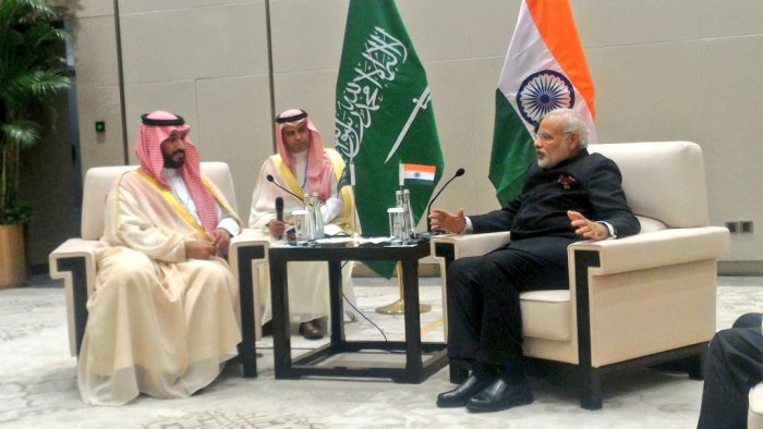 PM meets Mohammad bin Salman, Deputy Crown Prince of Saudi Arabia