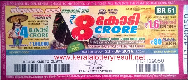 onam bumper- 8 crores