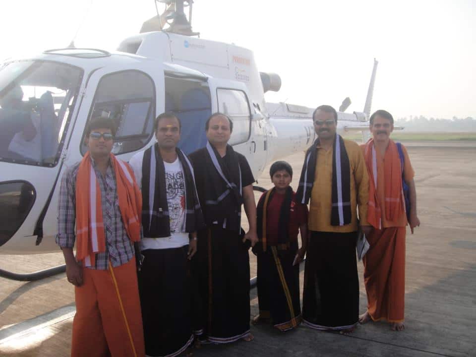 Helicopter service to Sabarimala