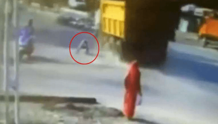 ACCIDENT ESCAPE VIDEO VIRAL