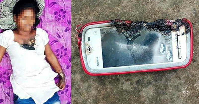 phone blast kills girl