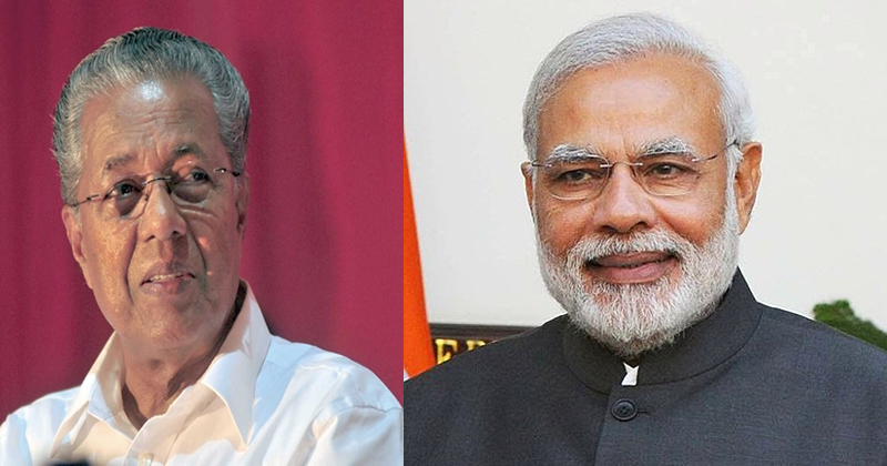 modi and pinarayi vijayan