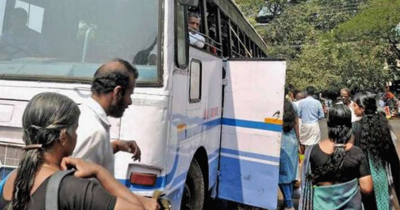 tribal delivery in bus