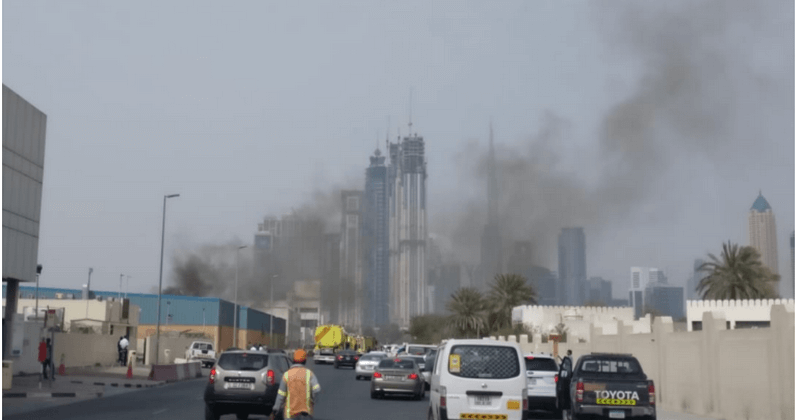 DUBAI-ALQOUZ FIRE ACCIDENT