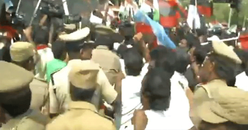 violence during tamil nadu protest