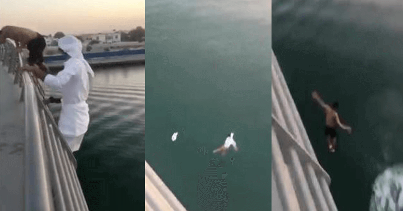 Three boys arrested for jumping off Dubai Canal bridge