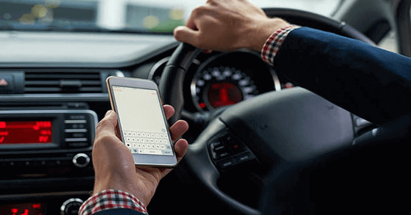 MOBILE USE WHILE DRIVING HIGH COURT