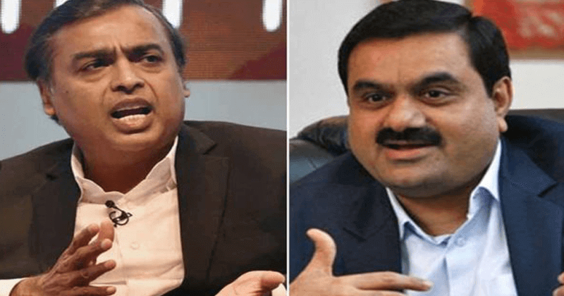 mukesh Ambani, Goutham Adani face losses