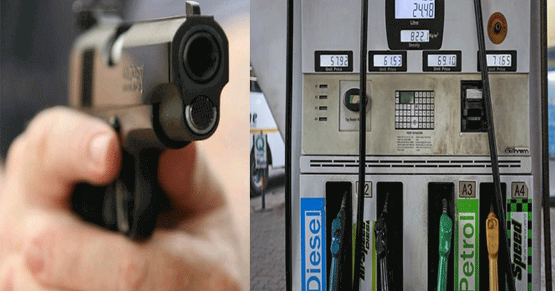 theft in petrol pump