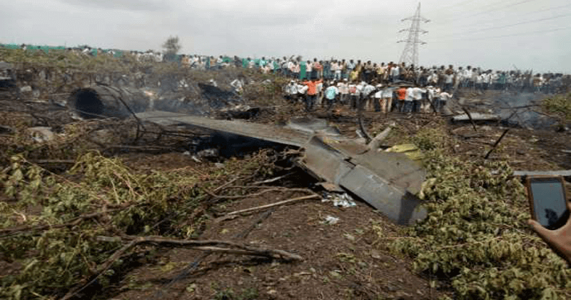 INDIAN FIGHTER PLANE CRASH; PILOTS SAFE