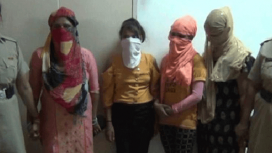 SEX RACKET,nine people arrested, including four women.