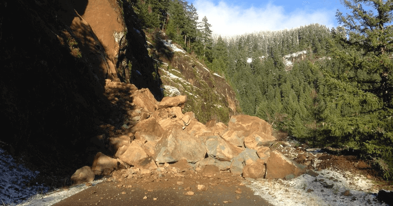 land slide