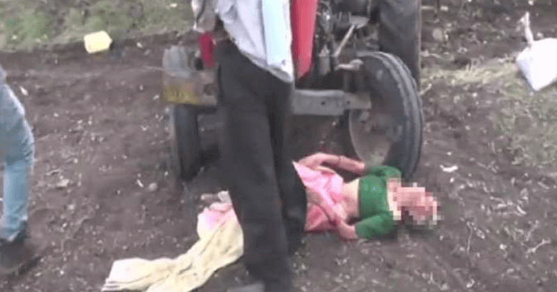 Son throws his mother in front of tractor and the reason will hit you hard