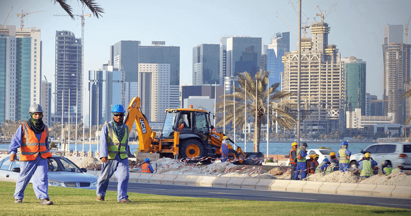 qatar temperature rise