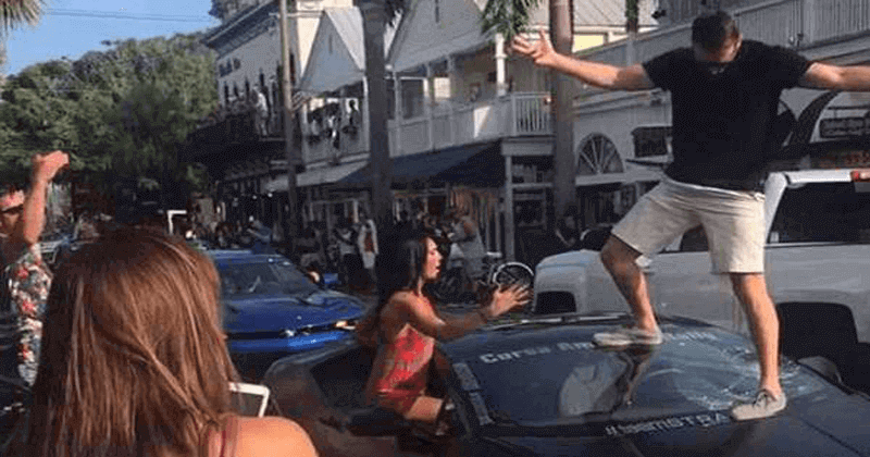 THIS IS WHAT HAPPENED TO THE MAN WHO CLIMBED ON TOP OF A LAMBORGHINI TO TAKE SELFIE