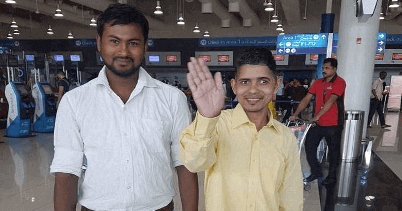 Indian who survived fall from WORK SITE in UAE heads home