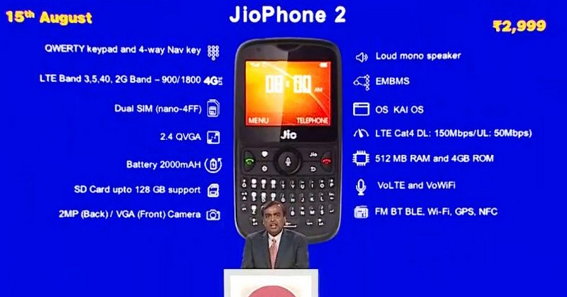 JIO PHONE 2