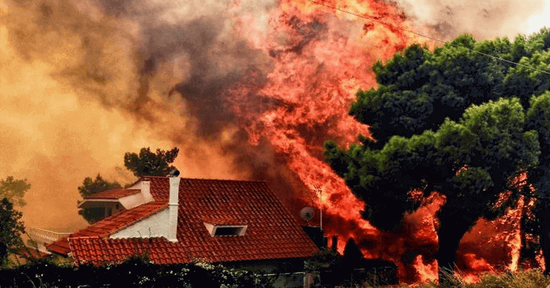 greece fire