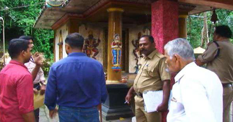 THEFT IN TEMPLE, GOLD AND MONEY STOLEN