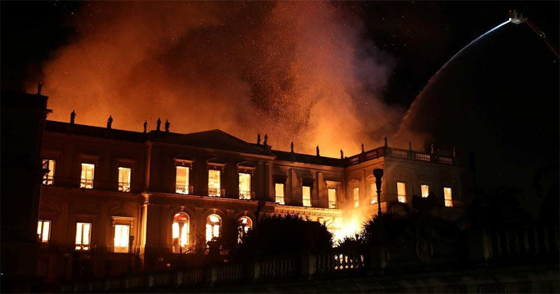 BRAZIL MUSEUM FIRE