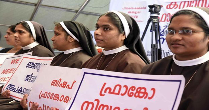 nun protest