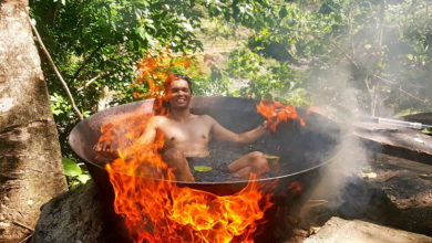 fire bath