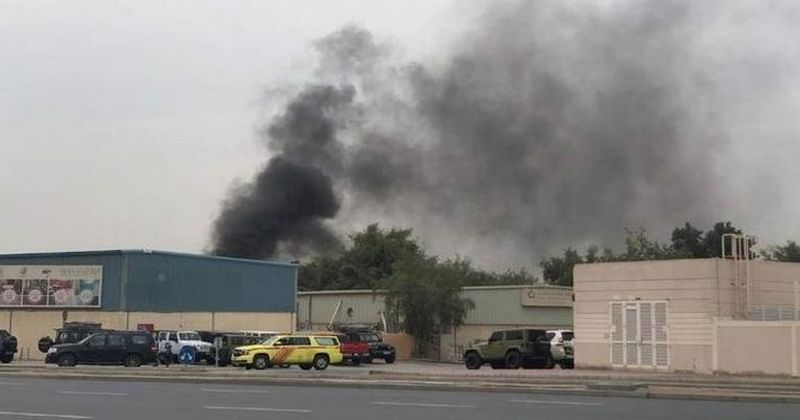 Dubai Al quoz fire