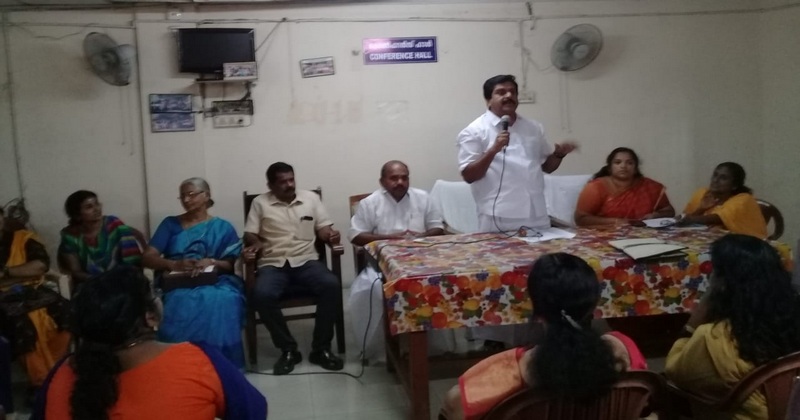 V S SIVAKUMAR MLA CLEANING PROGRAM MEETING