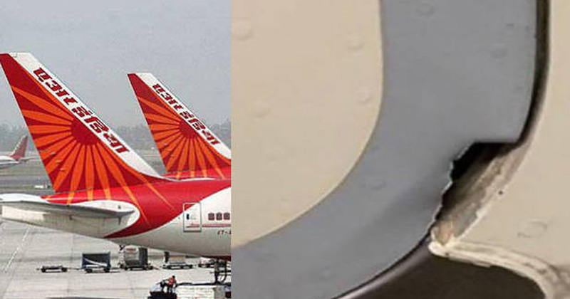 hole in air india flight