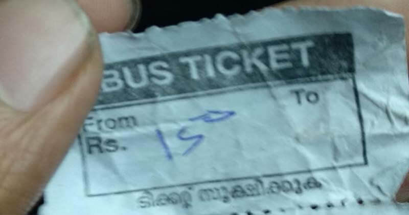 bus ticket